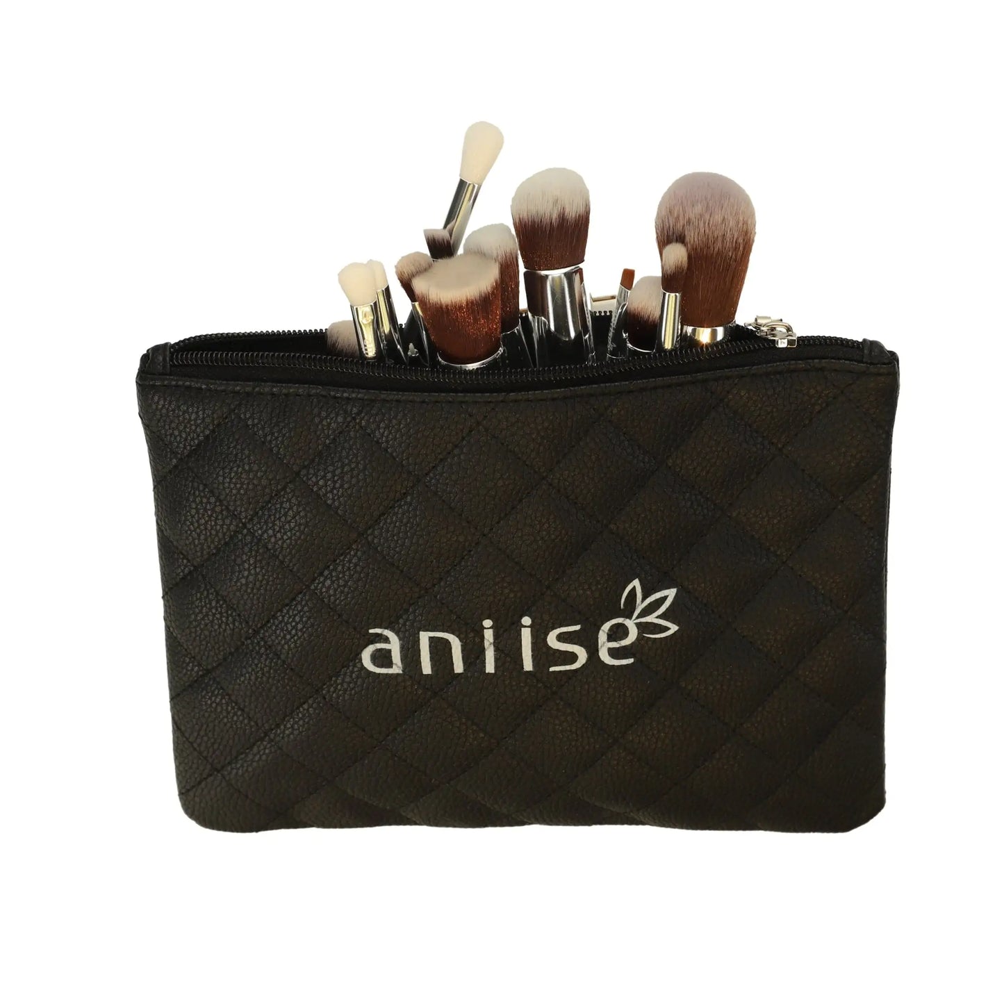 15 Piece Professional Synthetic Makeup Brush Set – Complete Face, Eye & Lip Brushes with Travel Case