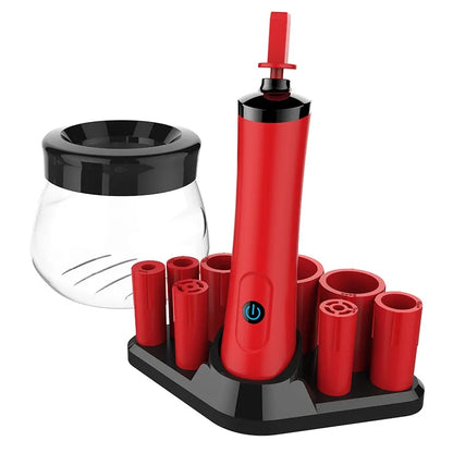 Electric Nylon Makeup Brush Cleaner Tool – Quick & Gentle Brush Washing for All Brush Types