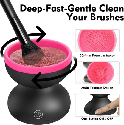 Silicone Makeup Brush Cleaner Pad – Deep-Clean Textured Mat for Residue-Free Brushes