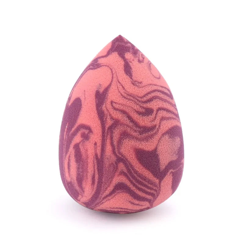 Marbling Water-Drop Makeup Sponge – Flawless Blending for Foundation, Concealer & Powder