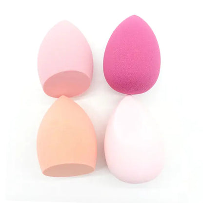 4 Piece Dual-Use Makeup Sponge Powder Puff Set – Dry & Wet Application