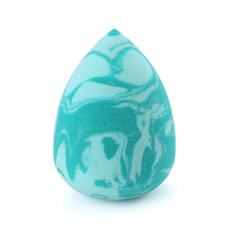 Marbling Water-Drop Makeup Sponge – Flawless Blending for Foundation, Concealer & Powder