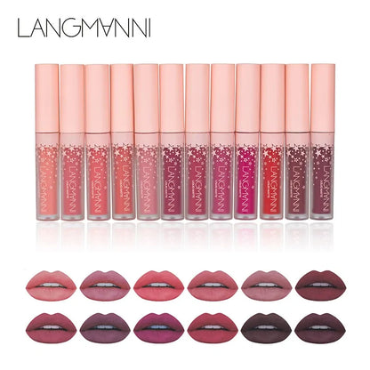 12 Piece Long-Lasting Lipstick Collection – Moisturising & Highly Pigmented