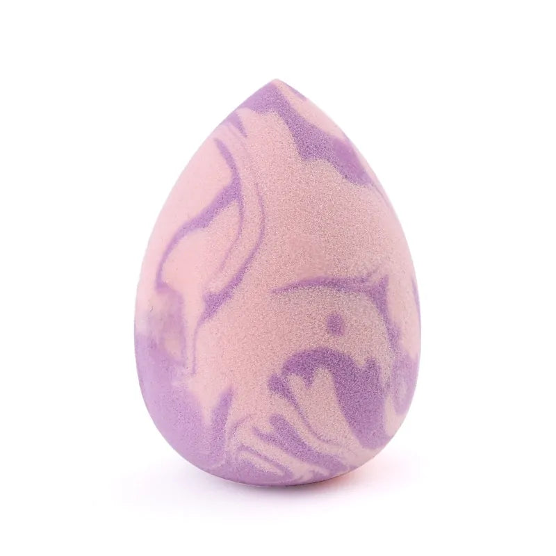 Marbling Water-Drop Makeup Sponge – Flawless Blending for Foundation, Concealer & Powder