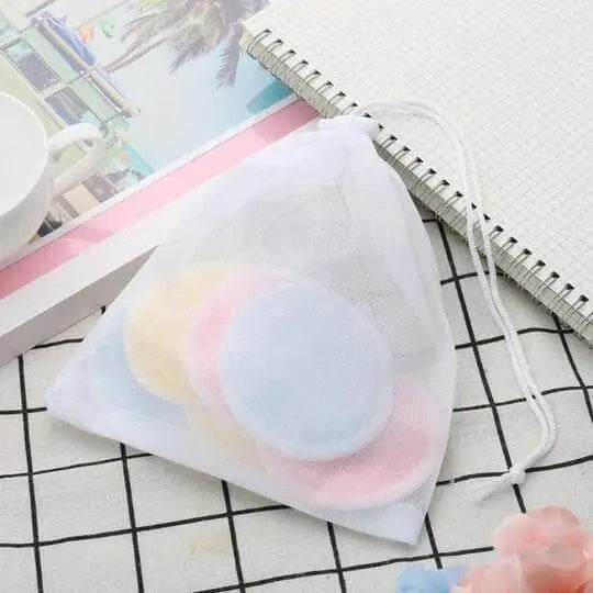 Reusable Bamboo Makeup Pads – Eco-Friendly Cleansing & Makeup Removal Pads