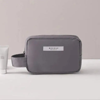 Multi-Compartment Makeup Bag – Organised Cosmetics Bag for Brushes, Palettes & Skincare