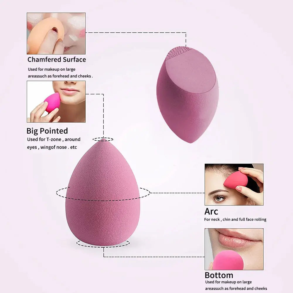 Makeup Blender Sponge – Seamless Foundation & Concealer Blending for an Airbrushed Finish