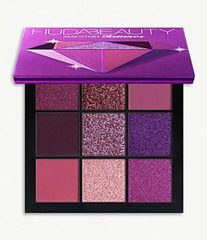 Amethyst Obsessions Eyeshadow Palette – 9 Pigmented Shades with Shimmer & Matte Finishes