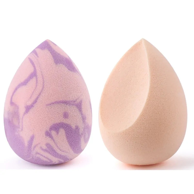 Marbling Water-Drop Makeup Sponge – Flawless Blending for Foundation, Concealer & Powder