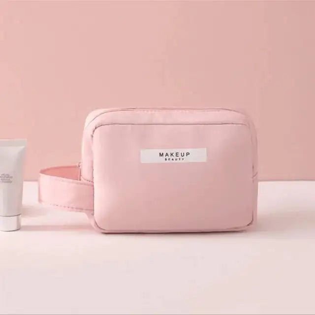 Multi-Compartment Makeup Bag – Organised Cosmetics Bag for Brushes, Palettes & Skincare