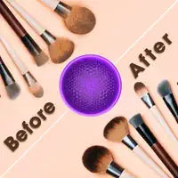 Silicone Makeup Brush Cleaner Pad – Deep-Clean Textured Mat for Residue-Free Brushes