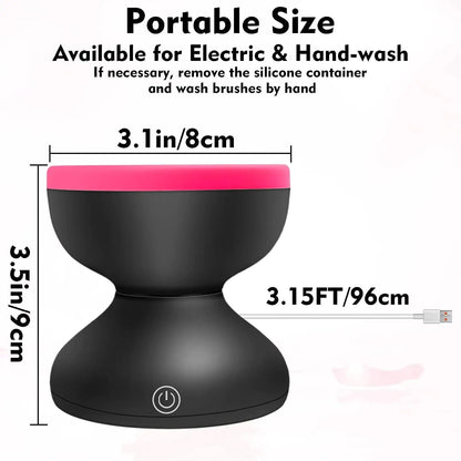 Silicone Makeup Brush Cleaner Pad – Deep-Clean Textured Mat for Residue-Free Brushes