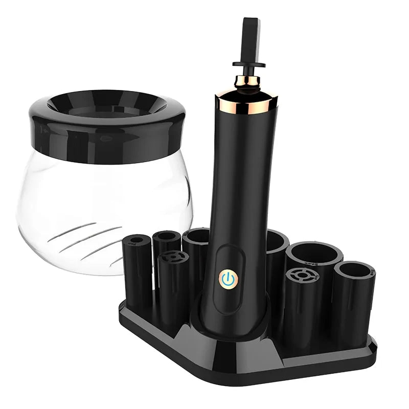 Electric Nylon Makeup Brush Cleaner Tool – Quick & Gentle Brush Washing for All Brush Types