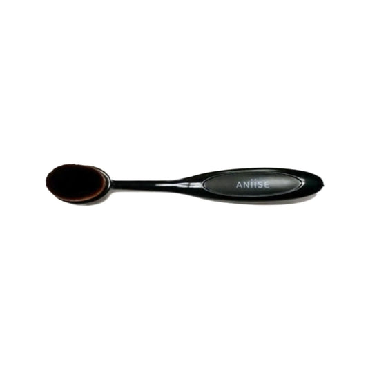 Synthetic All-in-1 Oval Makeup Brush – Streak-Free Blending for Foundation, Powder & Primer