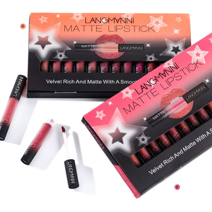 12 Piece Long-Lasting Lipstick Collection – Moisturising & Highly Pigmented