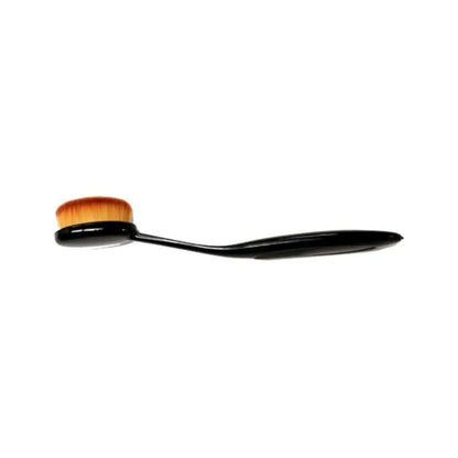 Synthetic All-in-1 Oval Makeup Brush – Streak-Free Blending for Foundation, Powder & Primer