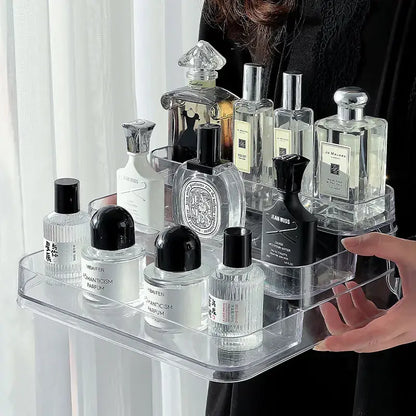 Bathroom Shelf Makeup Organizer – Stylish Storage for Skincare, Cosmetics & Beauty Essentials
