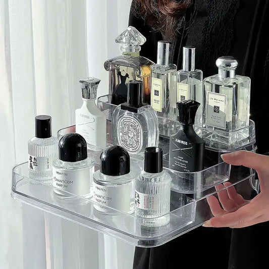 Bathroom Shelf Makeup Organizer – Stylish Storage for Skincare, Cosmetics & Beauty Essentials