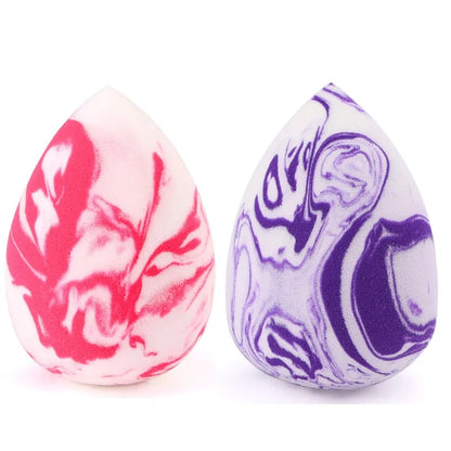 Marbling Water-Drop Makeup Sponge – Flawless Blending for Foundation, Concealer & Powder