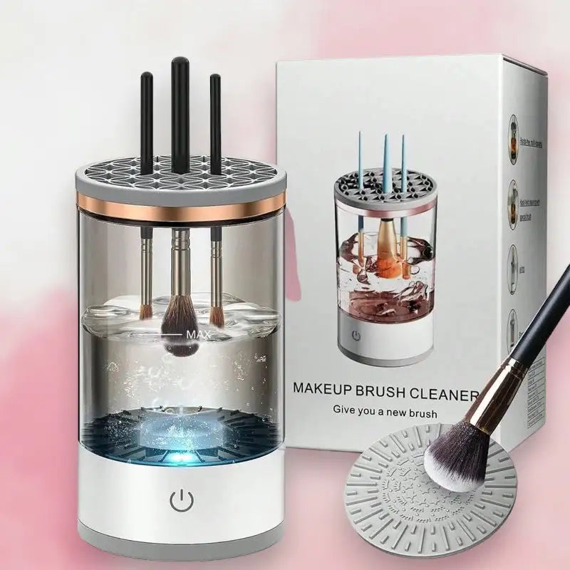 Automatic Spin Makeup Brush Cleaner & Dryer – Deep Cleans & Dries Brushes in Seconds